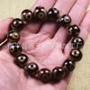 Pulseira de Ágata Natural do Tibete com Contas Dzi Três Olhos Nove Olhos Estilo Tibetano Joia Unissex Venda por Atacado para Transmissão ao Vivo