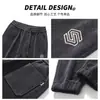 Calça Casual da Moda de Marca Pesada para Homens Outono e Inverno Calças de Perna Larga com Forro de Lã Engrossadas Quentes Moda Calças Esportivas
