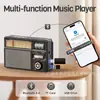 Panel Solar Modelo Nuevo Transfronterizo Md-979S Altavoz Bluetooth Portátil para Exteriores Radio con Antena Multifunción
