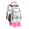 Mochila con Ruedas para Escuela Primaria Natural Fish, Gran Capacidad, para Niños y Niñas de Tercero a Sexto Grado, Suministrada Directamente por el Fabricante