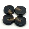 Botones de Resina EngrosadosBotones Negros para Abrigo para Hombres y Mujeres, Botones para Pantalones de Traje, Botones para Gabardina, Botones para Abrigo de Lana