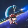 Merchandising de Honkai Star Rail Llavero Acrílico Mariposa Bebiendo Luna Fuego Fluyente Luciérnaga Arena Fluyente Fuegos Artificiales Dorados Colgante Accesorio para Bolsa