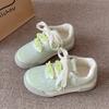 Novos Tênis Versáteis Chiques Estilo Chinês para Mulheres, Novos Sapatos Brancos de Solado Grosso Primavera e Outono 2026, Tênis Dopamina Pão