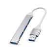 Extensor USB 3.0 Multi-Porta Divisor Multifuncional 3.0 Transmissão de Dados Dock de Expansão Tipo-C para Laptop