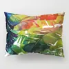 Almohada Rectangular con Estampado de Hojas de Primavera Funda para Cojín de Cintura Funda para Cojín de Asiento CVC01