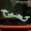 Adornos Estilo Chino Todo Sale Bien Jade Hielo Azul Ruyi Decoraciones para Sala de Estar Entrada Habitación Cálida Casa Nueva Regalo de Inauguración de Casa Gama Alta