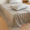 Fresco y lindo floral suave y amigable con la piel doble capa de gasa algodón puro artículo individual sábana para cama dormitorio estudiantil pieza individual sábana de algodón puro funda de cama