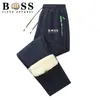 Comercio Exterior Amazon Pantalones Rectos de Algodón a Prueba de Viento y Cálidos para Hombre y Mujer Invierno Pareja Casual Forrados de Polar Engrosados Cachemira Ropa de Invierno