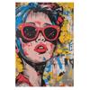 Venta caliente transfronteriza Pintura de inyección de tinta a color Pintura decorativa para mujer Pintura colgante Pintura en lienzo para sala de estar Dormitorio Pintura colgante Pintura decorativa Núcleo