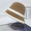 Outono e inverno novo chapéu de cabeça de tigre de pele de coelho feminino chapéu de malha coreano chapéu quente para o frio proteção de orelha chapéu de leão de pelúcia