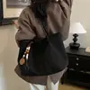 Bolsa de camurça outonal para mulheres, tote para o dia a dia, nova bolsa de ombro de grande capacidade, casual, fashion, versátil 2026