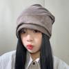 Touca Artística Feita à Mão Original, Estilo Retrô Wasteland Tie-Dye Turbante para Mulheres, Chapéu Estilo Minimalista que Afina o Rosto