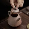 Conjunto de Chá Cerâmico Vintage Kung Fu para Uso Doméstico com Bule Único, Bule Pessoal de Mão, Bule com Filtro de Bolas