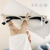 7008 nuevo espejo plano anti-luz azul transfronterizo armazón de gafas para miopía libro rojo moda net red con gafas de montura grande