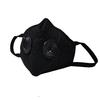 Máscara Esportiva de Ciclismo Preta para Exterior Filtro de Carvão Ativado Kn95 à Prova de Odor à Prova de Poeira Anti-Smog Máscara de Proteção