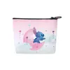 Bolsa de Lápices de Pu Stitch de Dibujos Animados Gran Capacidad Monstruo Pequeño Bolsa de Papelería para Estudiantes Bolsa de Almacenamiento para Niños Suministros Escolares al por Mayor