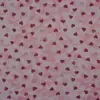 Nova Estampa de Cânhamo com Hibisco Estilo Étnico Coração Pequeno Chiffon Estampado Primavera e Verão Vestido Camisa Feminino Tecido para Roupas Infantis