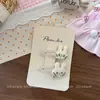 2025 Dibujos Animados Versión Coreana Dulce Encaje Lazo Pasador de Pelo Infantil Tela Linda Pinza Lateral para el Cabello Pinza Lateral para el Flequillo