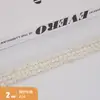 Fabricante en stock Accesorios de encaje de perlas de malla estilo Chanel sombrero cuello puño vestido de novia decoración de ropa accesorios