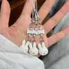 Cor Maillard Coelho Miffy Pingente de Celular com Contas Pingente Doce Pingente de Animal Acessórios de Coelho Mini Desenho Animado