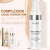 Base de Maquillaje Líquida Hidratante y que Cambia de Temperatura Eelhoe, Maquillaje Hidratante y que No se Transfiere, Base de Maquillaje Líquida con Tono de Piel Brillante que Cambia de Temperatura, Modelo Transfronterizo