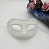 Máscara de Encaje Misteriosa Semitransparente Roja para Fiesta Cosplay Mascarada Accesorio de Halloween