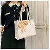 Bolsa feminina grande capacidade 2024 novo estilo coreano bolsa de ombro portátil estampada bolsa feminina moda popular bolsa tote