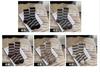 Calcetines Cálidos a Rayas para Otoño e Invierno Calcetines de Media Caña para Otoño e Invierno Gruesos con Forro Polar Corea del Sur Japoneses Deportivos Medias de Invierno