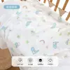 Toalla de baño de gasa de algodón de bambú fina de verano para recién nacidos, manta envolvente de gasa 110*120 toalla envolvente de dibujos animados