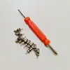 Agulha de Válvula R134a Núcleo de Válvula de Ar Condicionado de Carro Chave para Núcleo de Válvula Bico de Carga Válvula de Liberação Rápida Alta Pressão Baixa Pressão Chave para Núcleo de Válvula R12