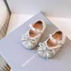 Zapatos de Bebé para Niña de Un Año Primavera y Otoño Zapatos de Princesa para Bebé Zapatos para Caminar Suela Suave 2024 Zapatos de Cuero para Niños Zapatos para Niños Pequeños
