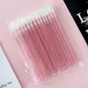 50 Brochas para Labios con Mango de Cristal, Brochas para Pintalabios y Brillo de Labios, Herramientas de Belleza, Brochas Limpiadoras de Mousse para Extensiones de Pestañas, Brochas para Labios
