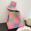 Bolso de Punto, Bolsa de Regalo para Fiesta de Mes Completo de Bebé, Bolsa de Regalo de Cumpleaños, Bolsa de Regalo de Dulces para Boda, Bolso