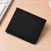 Billetera corta de lona para hombre billetera billetera con cremallera para hombre billetera de mezclilla para hombre nueva para hombre ultradelgada no estándar