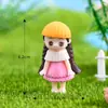 Belleza de trenza Musgo micro paisajismo Manualidades de PVC adornos pequeños Accesorios para escenas de pastel Accesorios para llaveros