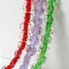 Areia Dourada Vidro Luminoso Flor de Cerejeira Trevo de Quatro Folhas Material para Colar DIY Pulseira de Moda Tecida à Mão Acessórios de Joias