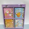 Cuaderno espiral temático de gatos con líneas horizontales, 10 páginas de papelería de dibujos animados con relieve dorado, Bloc de notas con cubierta de premio 0K