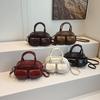 Estilo Coreano Diseño Nicho Trendy Bolso Baguette de Axila para Mujer Otoño 2024 Nueva Llegada Bolso de Hombro Boston Bolso Bowling