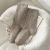 Calcetines de dropshipping, calcetines de media pantorrilla, calcetines de algodón de color liso, calcetines a rayas, calcetines para mujer, calcetines con volantes, calcetines estilo Miu, en stock