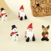 Decorações de Natal zakka Miniaturas de Papai Noel Ornamentos de Resina Decoração para Casa Mesa Jardim Vasos