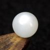 Grado 7A Blanco Cálido Piedra Lunar Cuentas Sueltas DIY Cristal Jade Hielo Piedra Lunar Cadena de una Sola Cuenta para Mujer