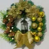 Nova guirlanda de lamparina a óleo tridimensional de Natal transfronteiriça suprimentos de decoração de feriado pendente de porta adereços de cenário para locais