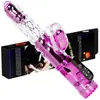Vibrador de bola giratoria de cuentas de colores, telescópico, vibratorio, calefactor, para lamer la lengua, expansible, con rodillo oscilante, masturbador femenino, stick AV, venta al por mayor
