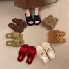 Zapatillas cálidas y mullidas para mujer, multicolor, suela suave, nuevo estilo H, zapatillas de algodón de hada para otoño e invierno, estilo versátil 2026