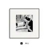 Pintura Moderna Minimalista en Blanco y Negro para Vestíbulo, Fotografía de Alta Gama, Pintura Colgante Vintage, Fabricante de Pinturas Decorativas Industriales de Seis Piezas para Sala de Estar
