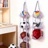 Bolsa Colgante de Almacenamiento de Pelotas Montada en la Pared para Uso Doméstico, Estante para Balones de Fútbol Detrás de la Puerta, Organizador de Pelotas, Solución de Almacenamiento para Juguetes y Muñecas
