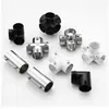 Accesorios para tendedero de 16 mm y 22 mm conectores de tubería de acero inoxidable fijaciones para tubería redonda piezas de fijación para estanterías juntas codos