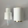 Bomba de Polvo de 18 Dientes con Boquilla de Spray Externa, Tapa Redonda Galvanizada, Envase Cosmético, Cabezal de Bomba de Presión para Loción, Venta al por Mayor del Fabricante