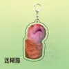 Llavero Acrílico Mini-Teatro de Memes de Gatos, Lindo y Divertido, Colgante Decorativo para Mochila, Regalo para Amigos