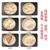 Papel Antiadherente para Vaporera de Grado Alimenticio, Papel Desechable para Cocinar al Vapor Xiaolongbao, Papel para Bollos Comercial, Papel para Bandeja de Vaporera, Al por Mayor